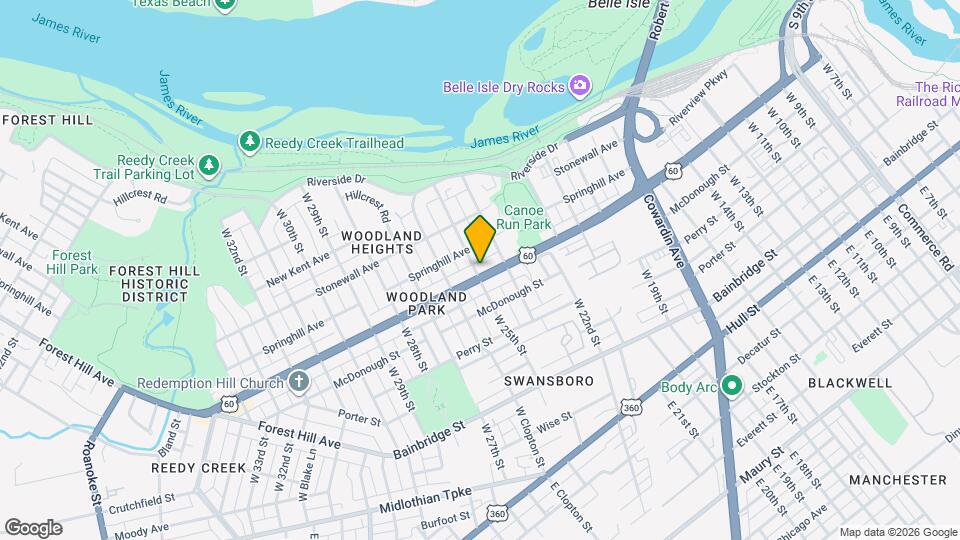 2419 Semmes Ave Map and Location Details