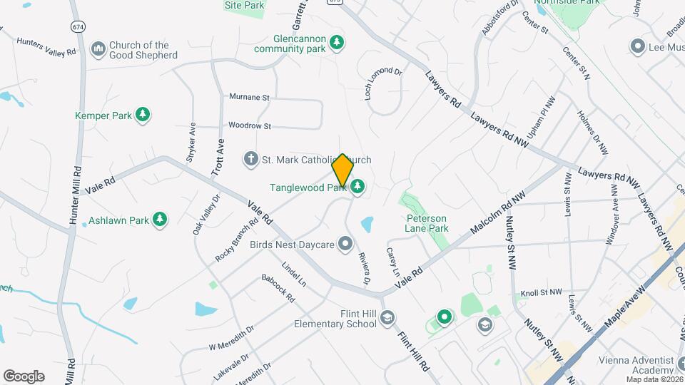 2302 Tanglevale Dr Map and Location Details