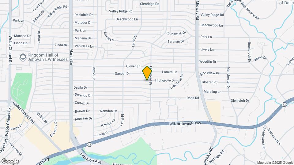 3982 Highgrove Dr Map and Location Details