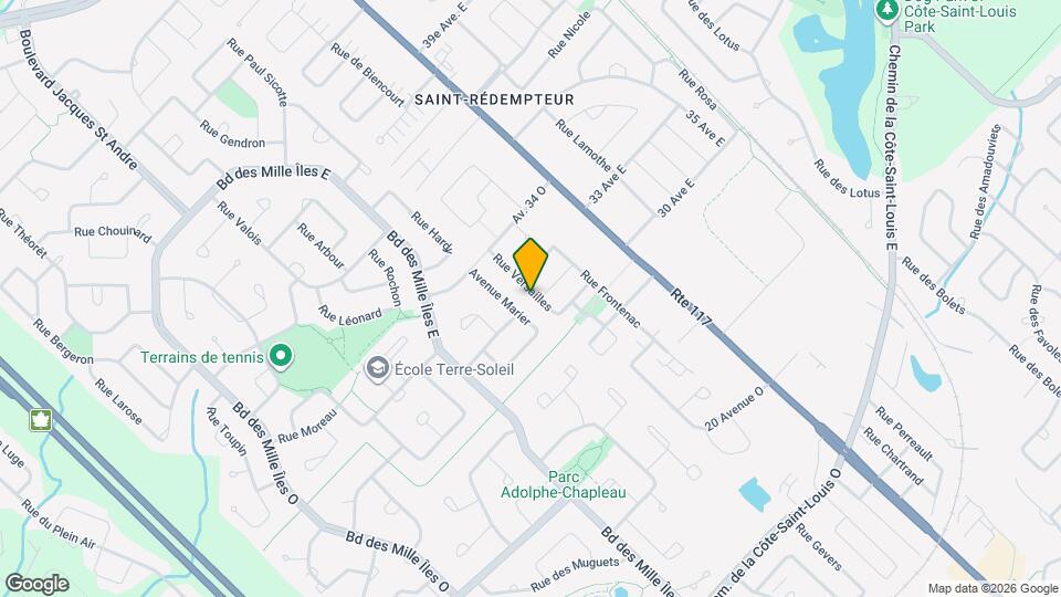 585-587 De Versailles Rue Map and Location Details