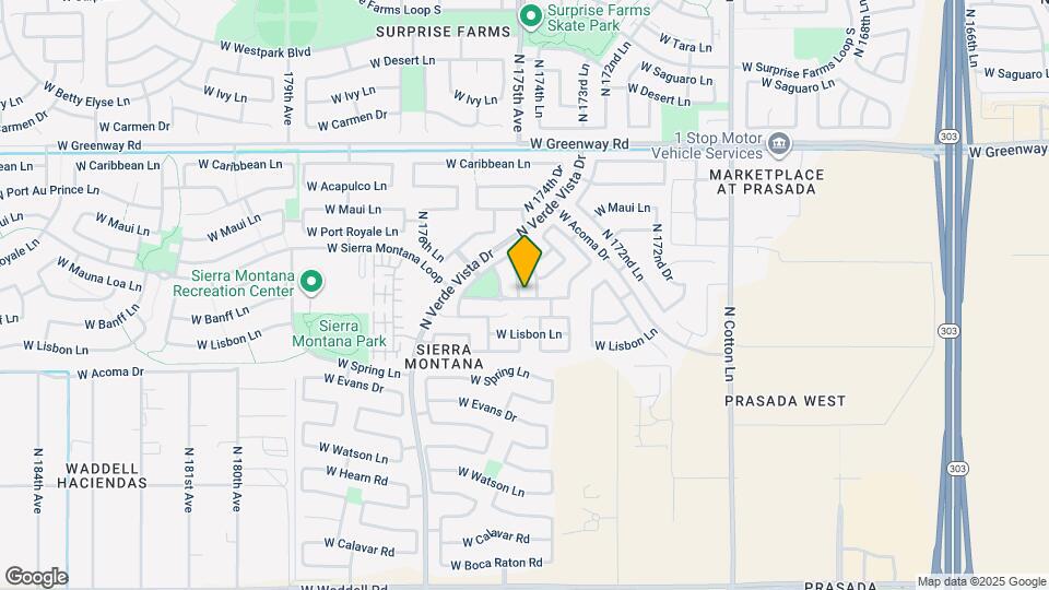 14847 N 174th Ln Map and Location Details