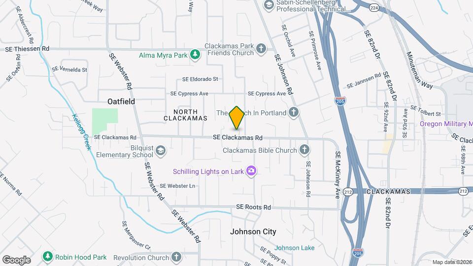 7913 SE Clackamas Rd Mapa y Detalles de la Ubicación