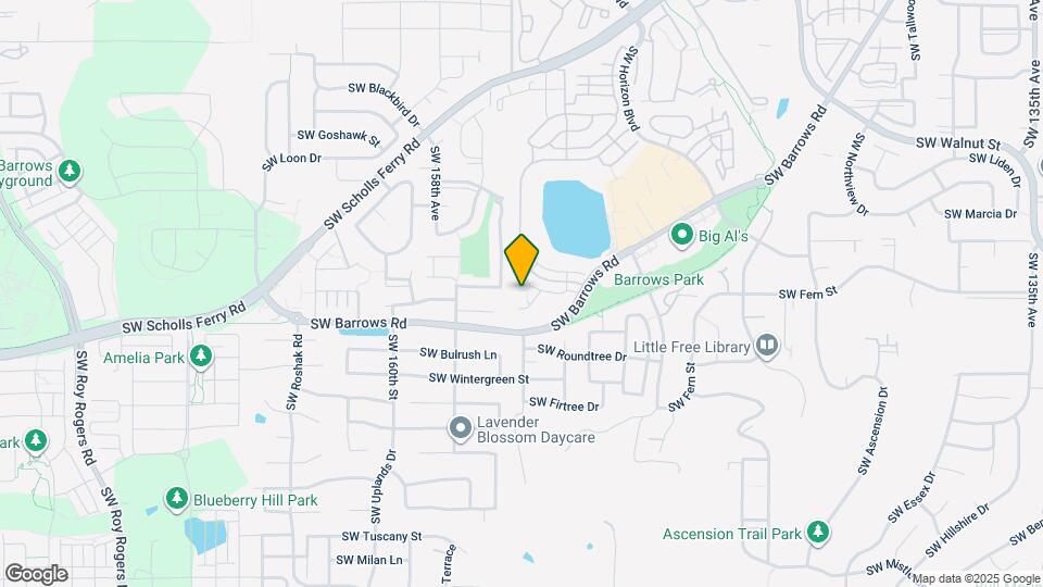 15458 SW Mallard Dr, Unit 101 Map and Location Details