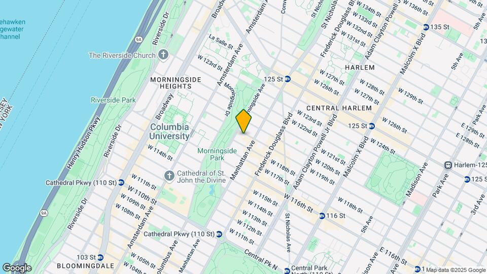 360 W 119th St Mapa y Detalles de la Ubicación