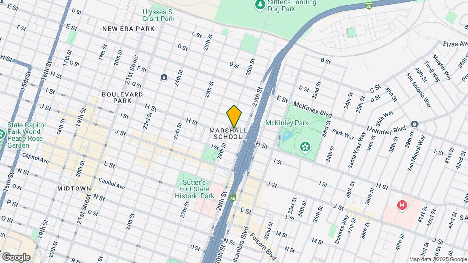 2805 H St Map and Location Details
