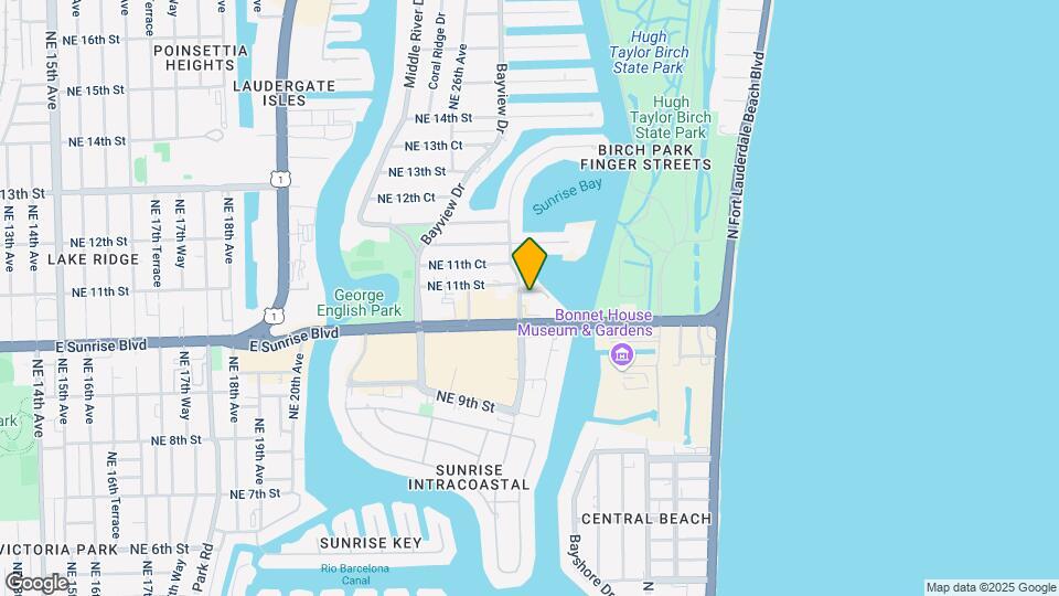 1030 Seminole Dr Mapa y Detalles de la Ubicación