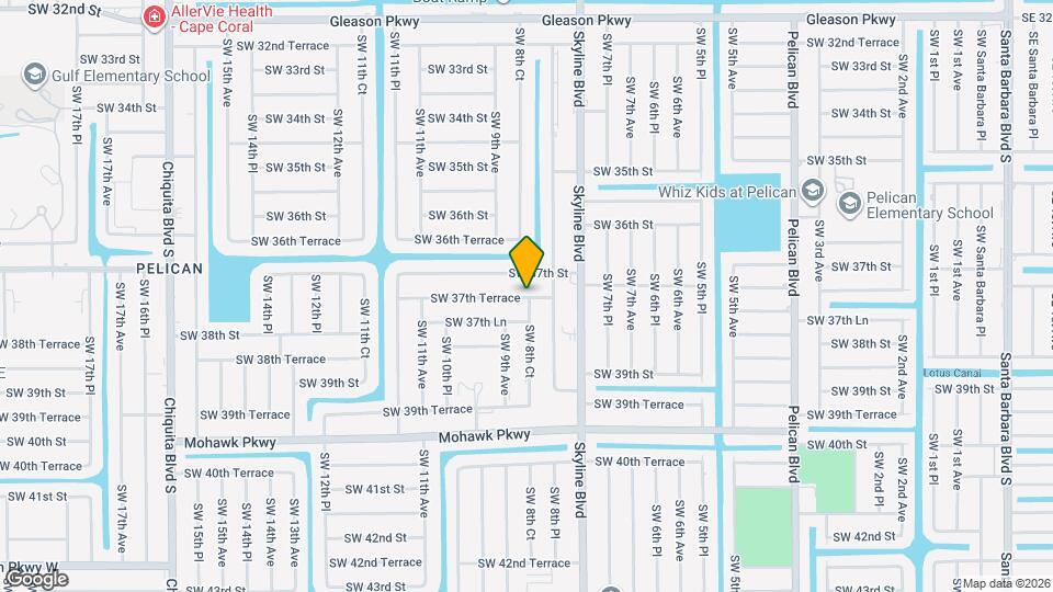829 SW 37th Ter Mapa y Detalles de la Ubicación