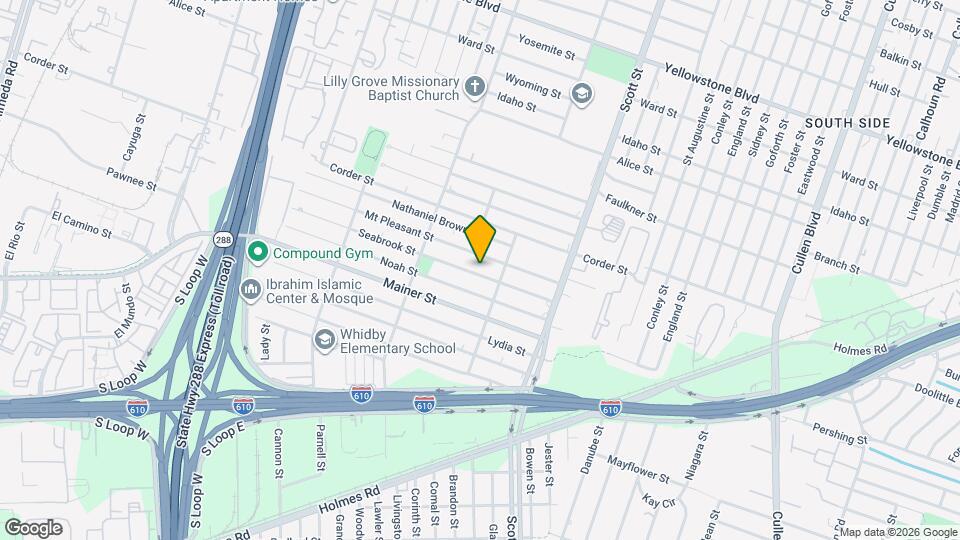 3707 Seabrook St Map and Location Details