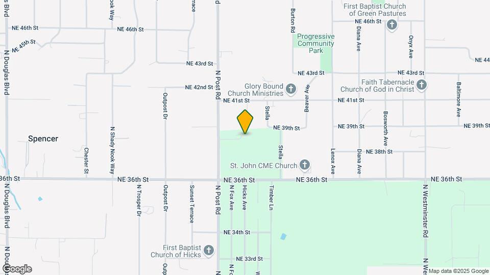 3934 N Post Rd Map and Location Details
