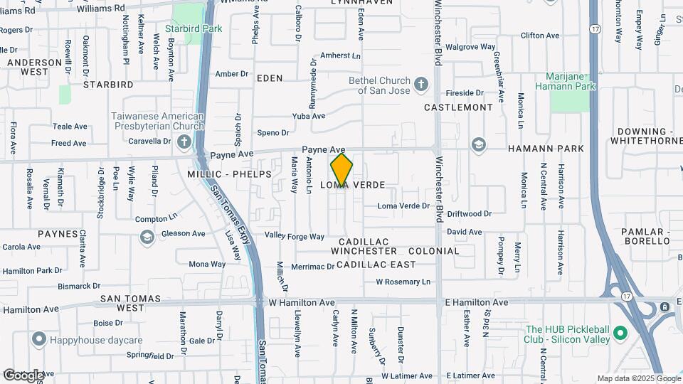 1377 Lexington Dr Map and Location Details