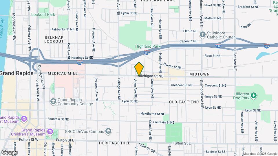 610 Michigan St NE Map and Location Details