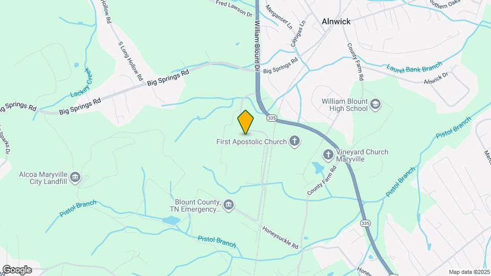 1744 William Blount Dr Map and Location Details