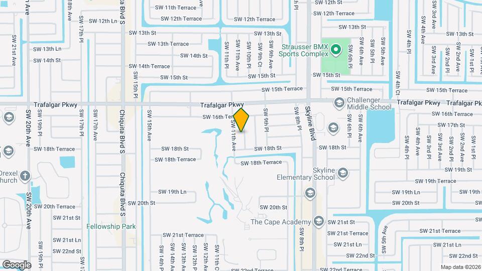 1710 SW 10th Pl Map and Location Details
