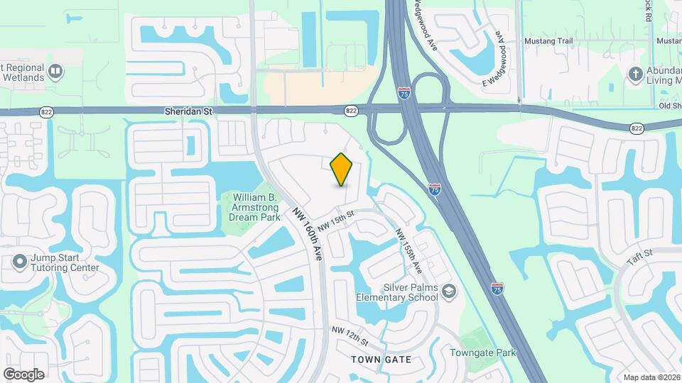 1544 NW 158th Ave Map and Location Details