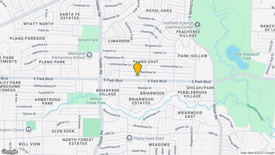 2717 E Park Blvd Map and Location Details