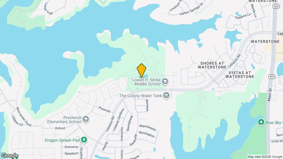 8513 Shoreham Mapa y Detalles de la Ubicación