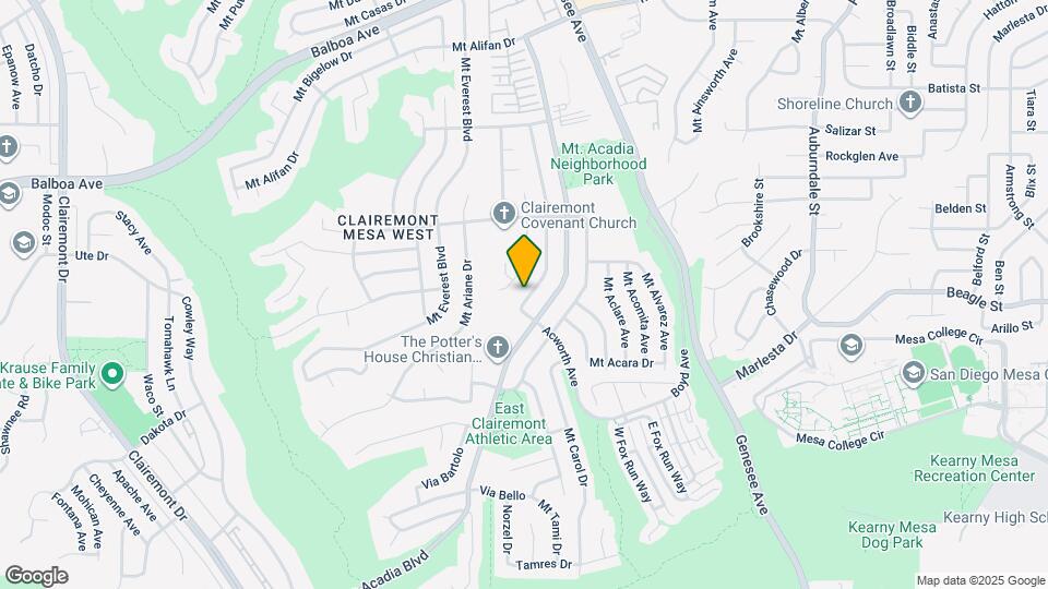 3620 Mt Aladin Ave Mapa y Detalles de la Ubicación