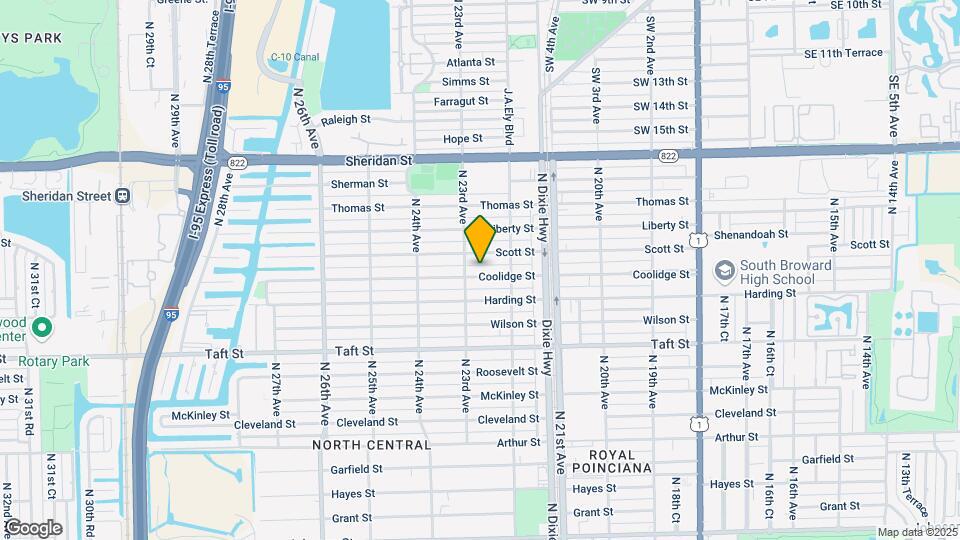 2235 Coolidge St Map and Location Details