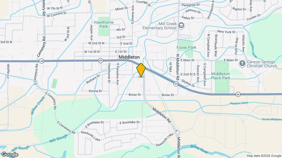 202 S Middleton Rd Map and Location Details