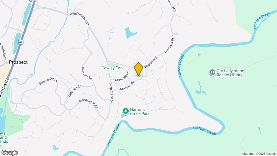 8009 Montero Dr Map and Location Details