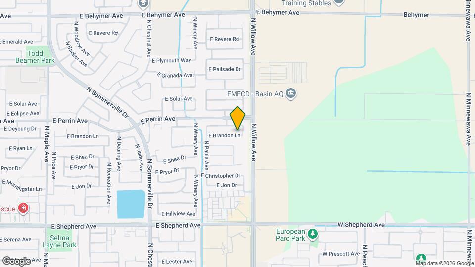 2940 E Brandon Ln Mapa y Detalles de la Ubicación