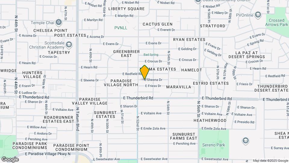 5217 E Sheena Dr Map and Location Details