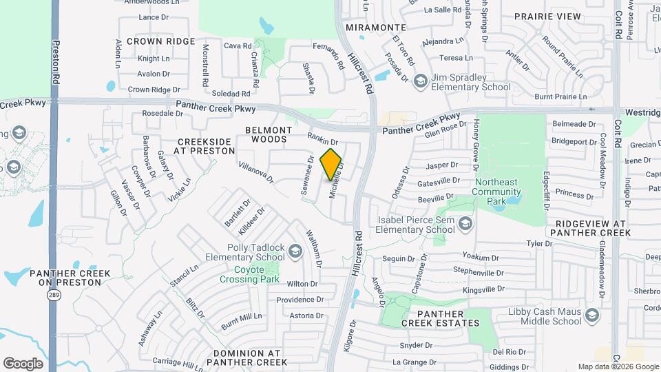 13045 Michelle Dr Map and Location Details