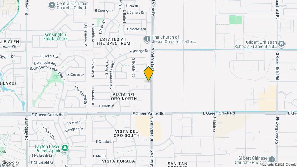 4609 S Redrock Ct Map and Location Details