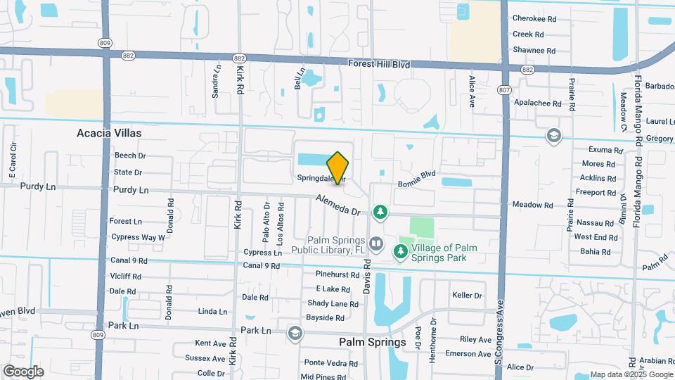 911 Springdale Cir Map and Location Details