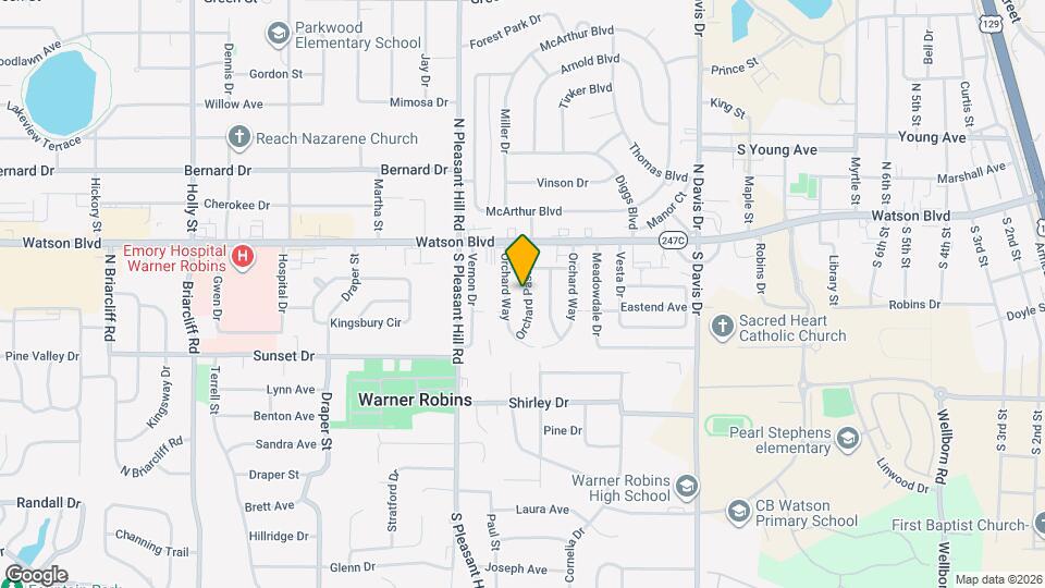125 Orchard Pass Map and Location Details