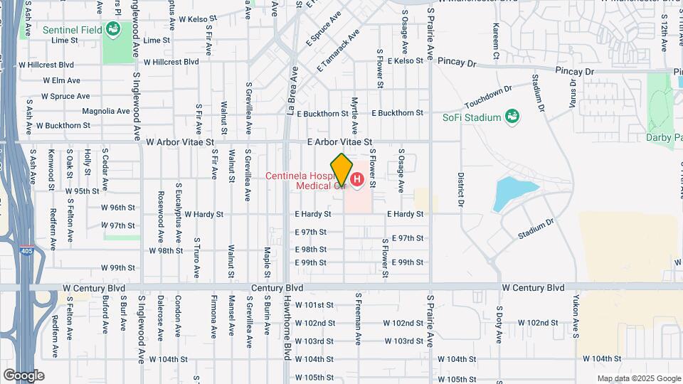 1021 S Myrtle Ave Mapa y Detalles de la Ubicación