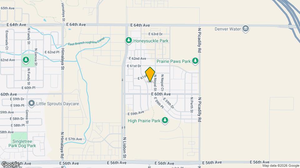 6054 N Malta St Map and Location Details