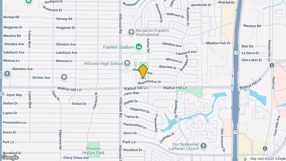 9810 Crest Meadow Dr Mapa y Detalles de la Ubicación