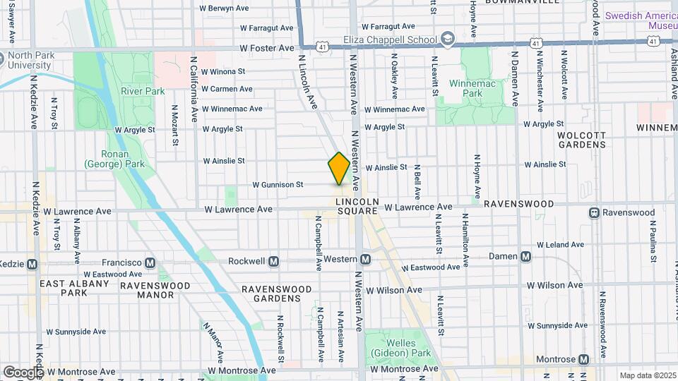 2423 W Gunnison St Map and Location Details
