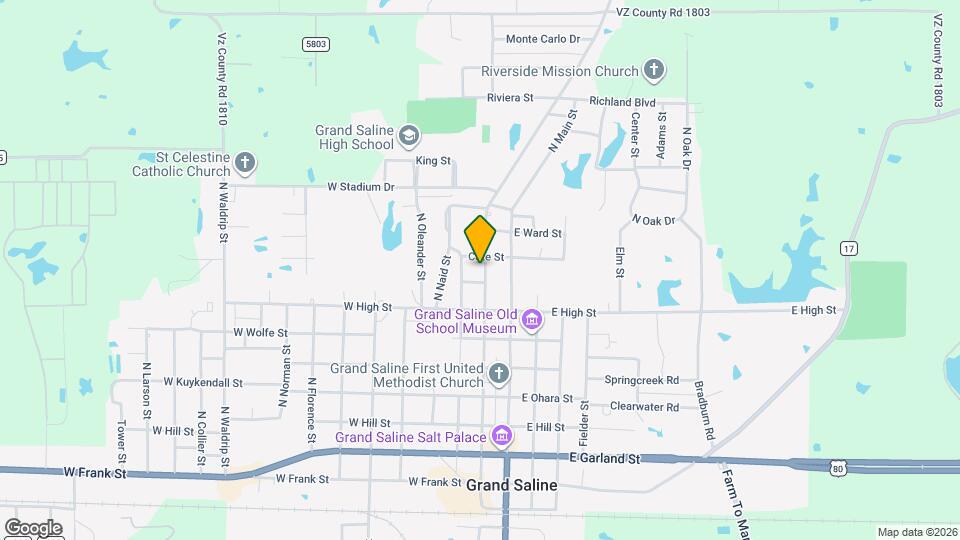 911 N Spring St Map and Location Details