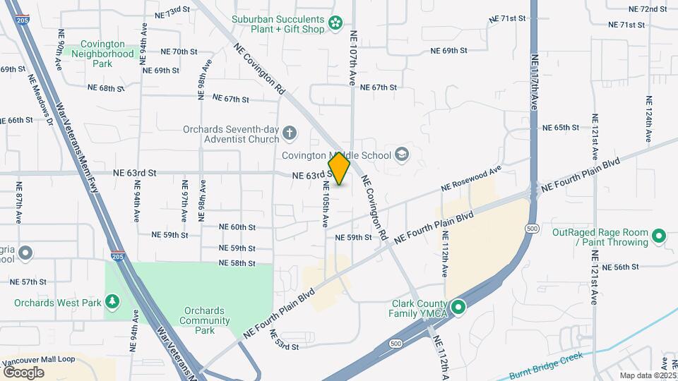 6125 NE 105th Ave Map and Location Details