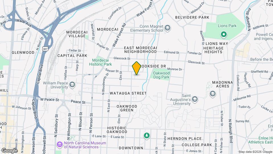 709 Holden St Map and Location Details