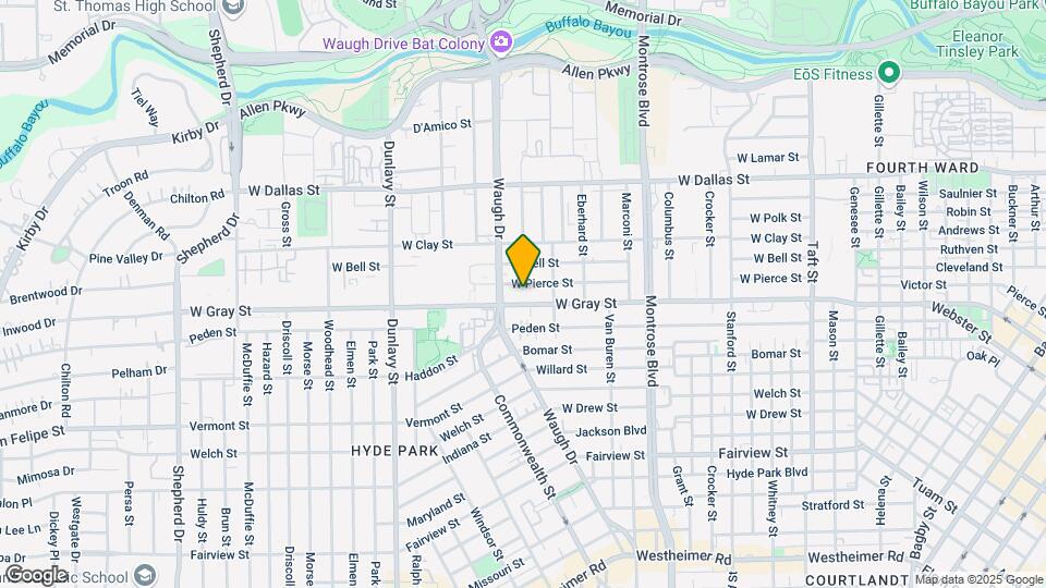 1340 W Gray St Map and Location Details