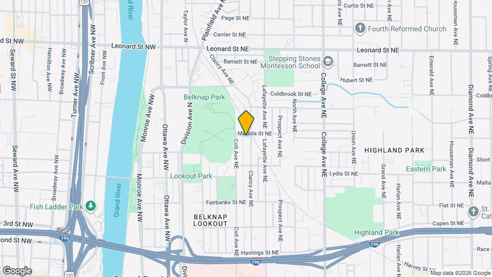 857 Clancy Ave NE Mapa y Detalles de la Ubicación