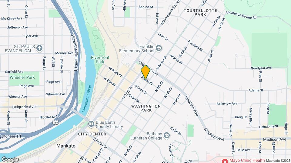 730 N Broad St, Unit Lower Map and Location Details