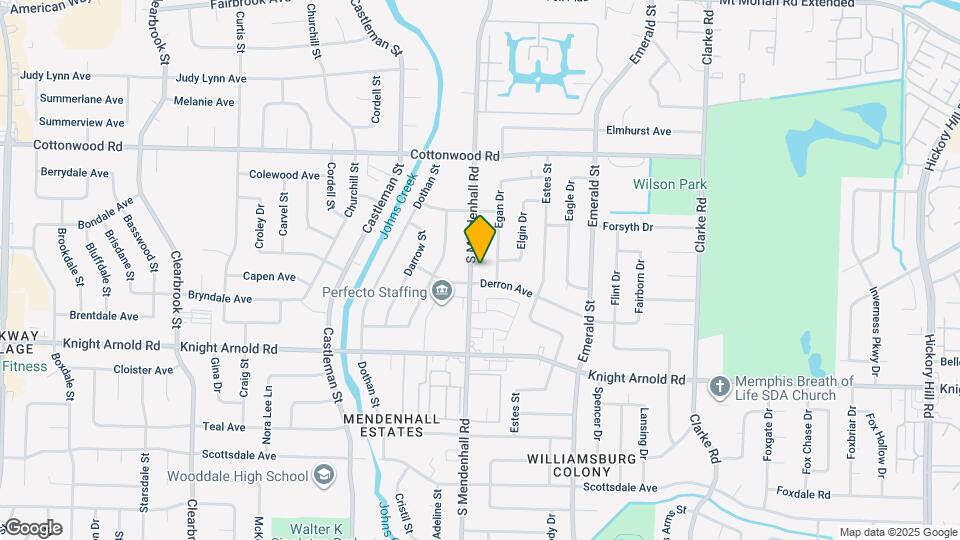 3068 S Mendenhall Rd Map and Location Details
