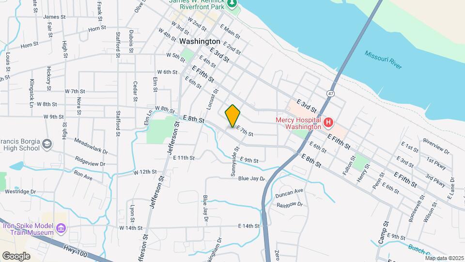 503 E 8th St Map and Location Details