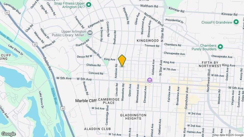 1679 Wyandotte Rd Mapa y Detalles de la Ubicación