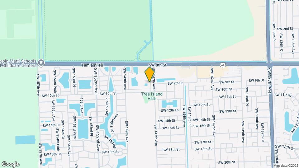 942 SW 147th Ct Map and Location Details