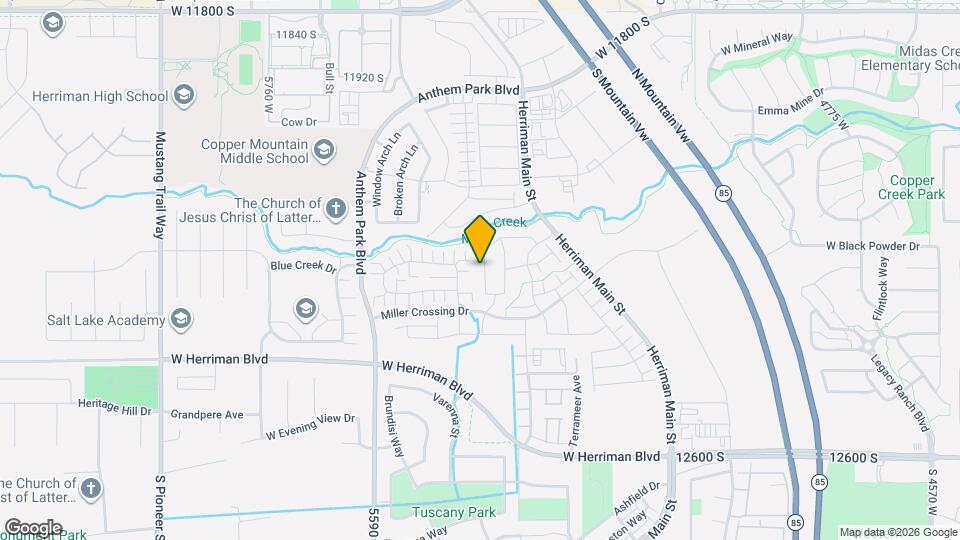 12256 S Croyden Ln Map and Location Details