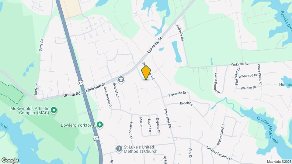 105 bailey road Map and Location Details