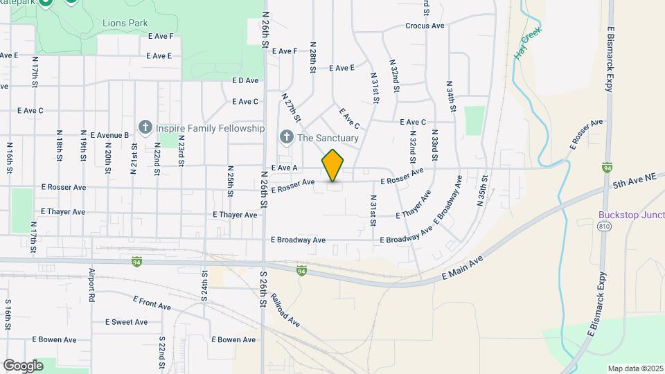 2901 E Rosser Ave Map and Location Details