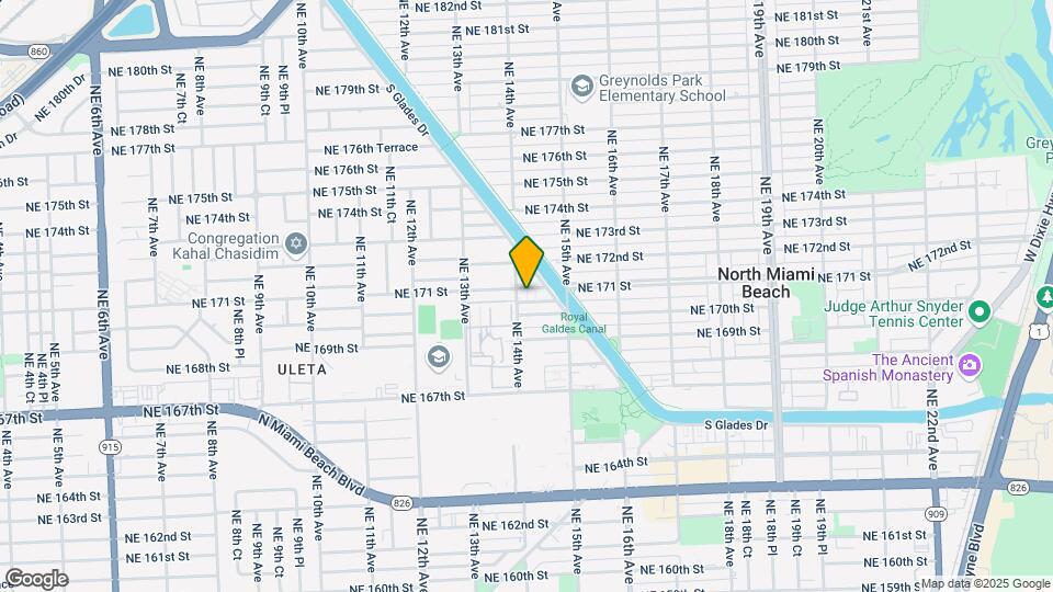 1410 NE 171st St Map and Location Details