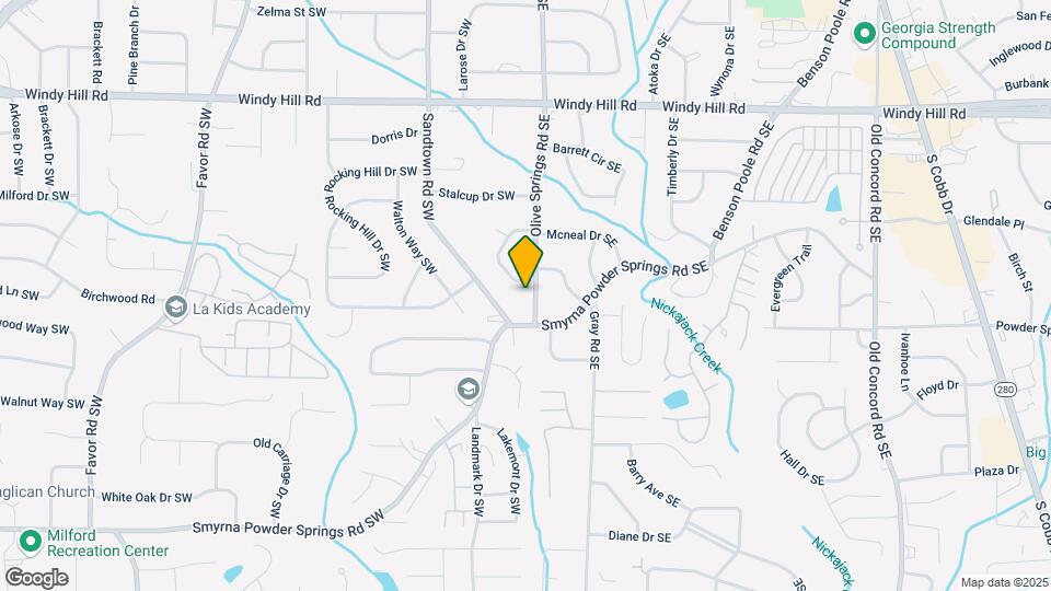 2664 Olive Springs Rd SE Map and Location Details