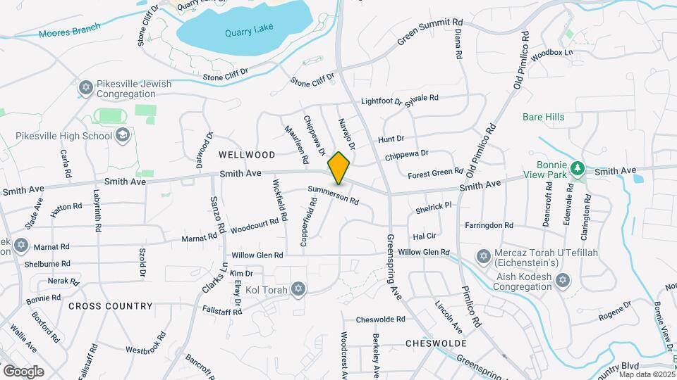 2528 Summerson Rd Map and Location Details